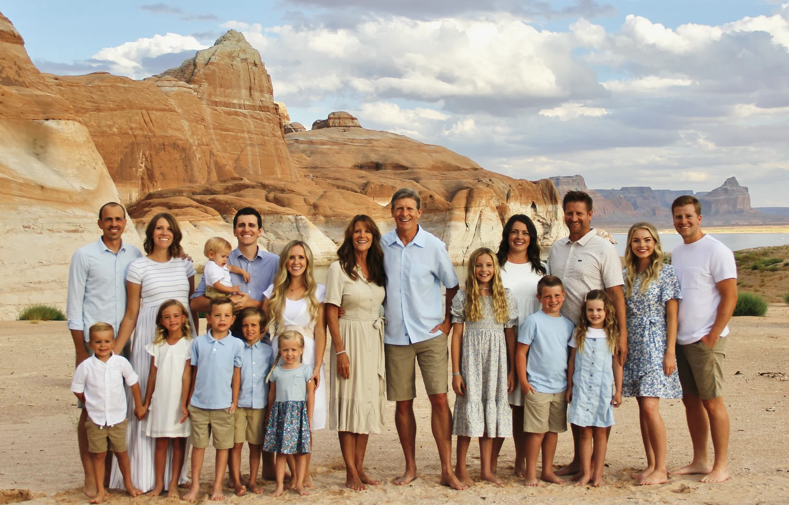 Dr. Brian Graf with his family at Lake Powell