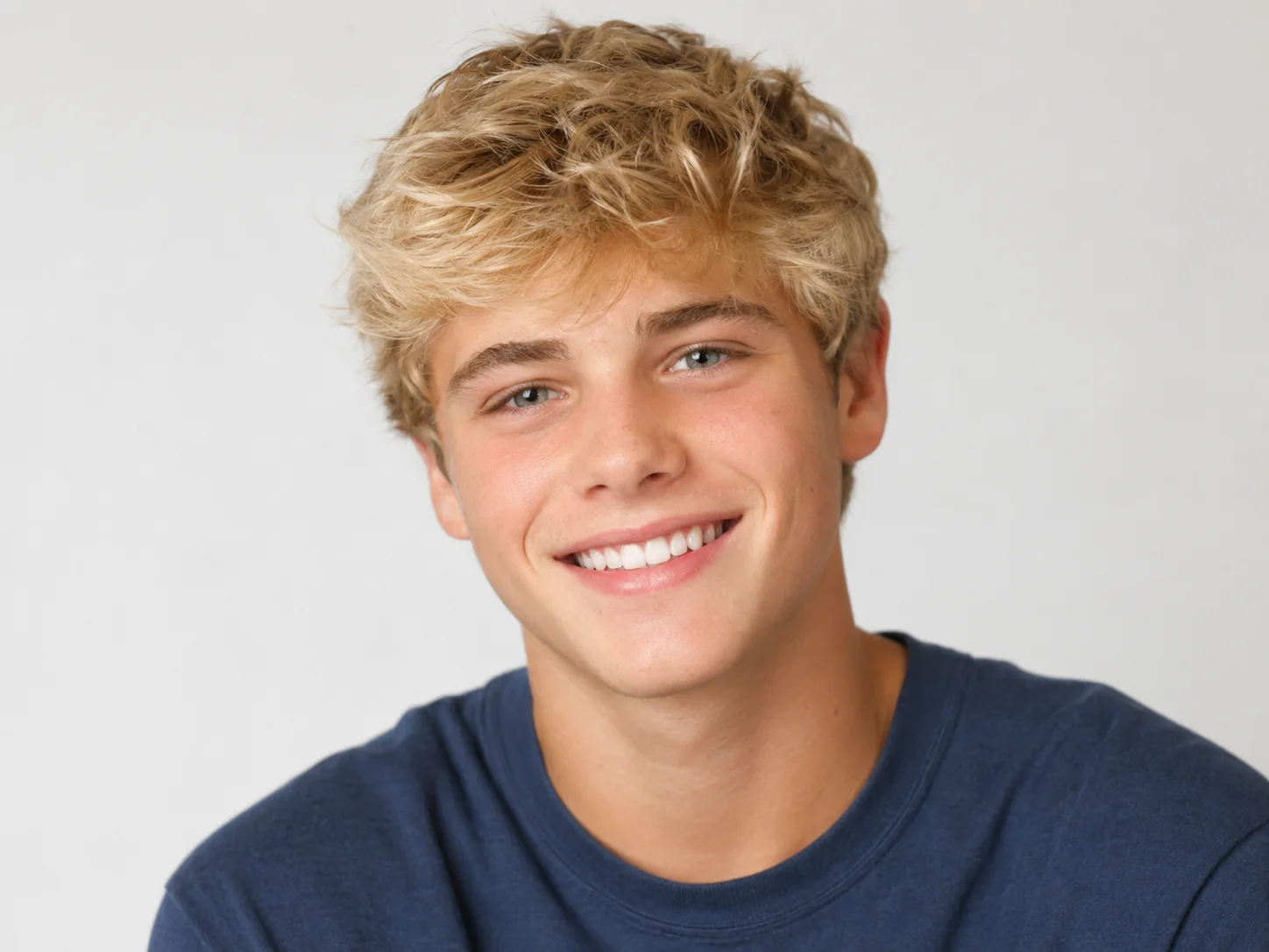 Teen patient showing a confident smile